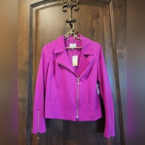 CHAUS New York Moto Style Blazer